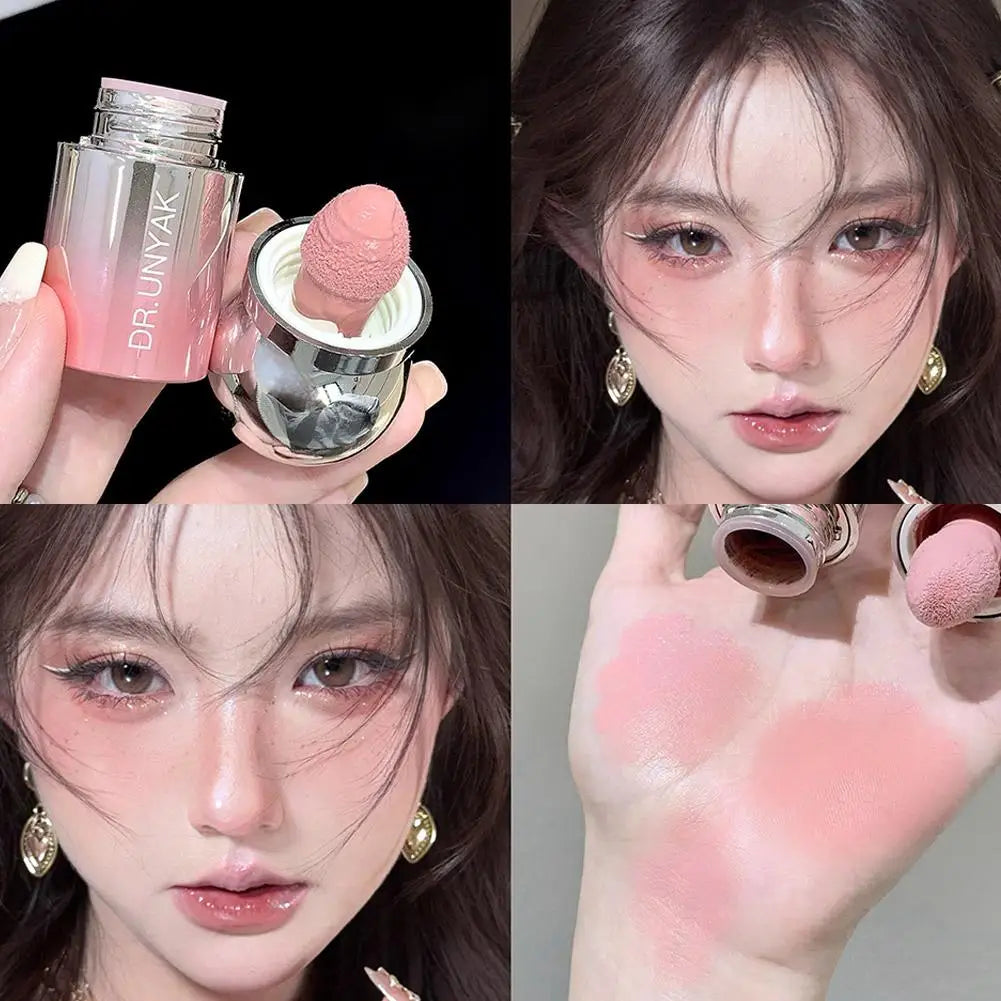 Velvet Liquid Blush – Natural Matte Finish with Sponge Applicator