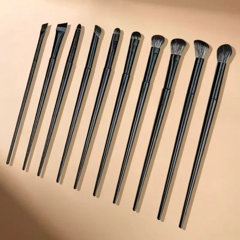 15-Piece Professional Eye Makeup Brush Set – Blending, Smudge & Detail