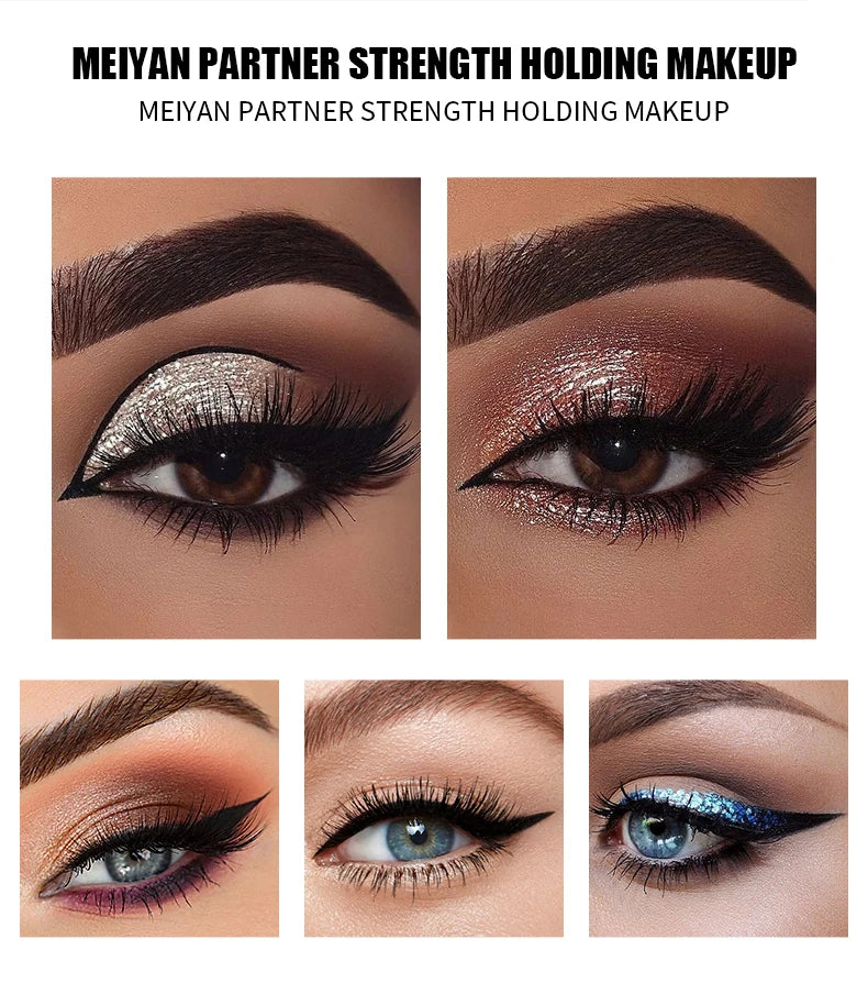 Black Brown Eyeliner Pen Waterproof Sweatproof Long Lasting No Smudge Liquid Eyeliner Eye Makeup Tool for Beginners