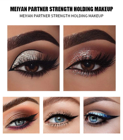 Black Brown Eyeliner Pen Waterproof Sweatproof Long Lasting No Smudge Liquid Eyeliner Eye Makeup Tool for Beginners