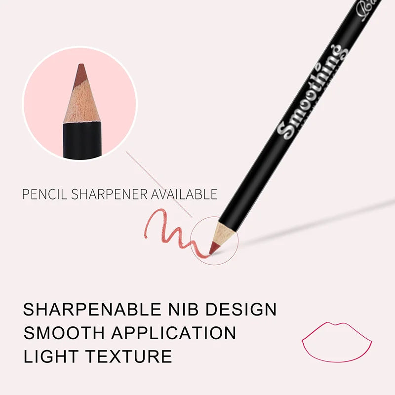12-Piece Professional Lip Kit – Lipstick, Liner & Gloss Collection