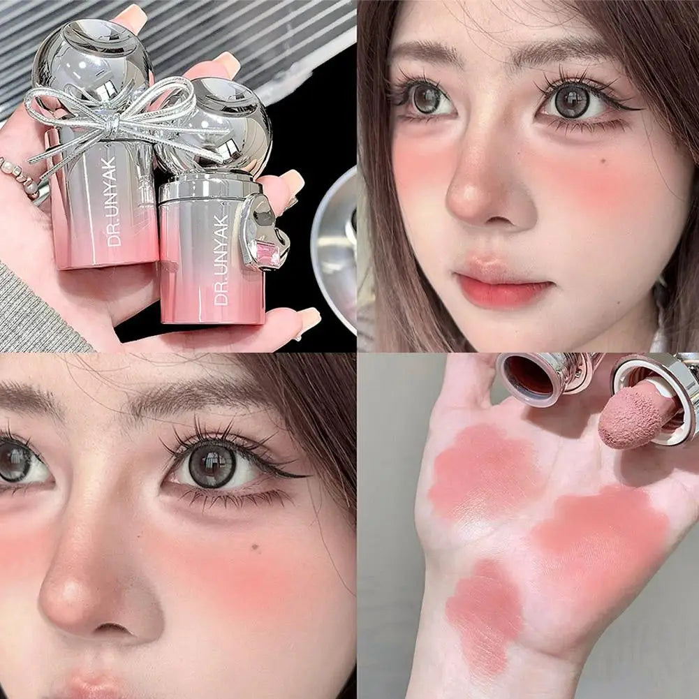 Velvet Liquid Blush – Natural Matte Finish with Sponge Applicator