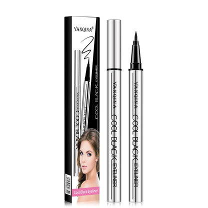 Black Brown Eyeliner Pen Waterproof Sweatproof Long Lasting No Smudge Liquid Eyeliner Eye Makeup Tool for Beginners
