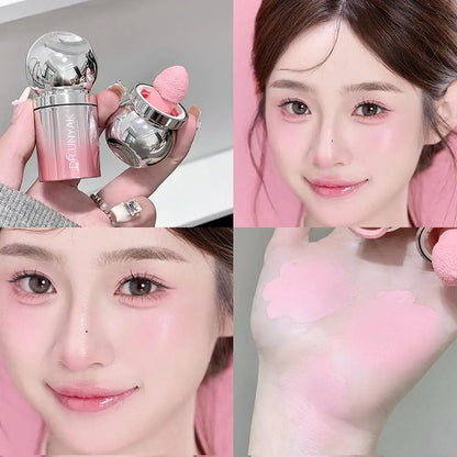 Velvet Liquid Blush – Natural Matte Finish with Sponge Applicator