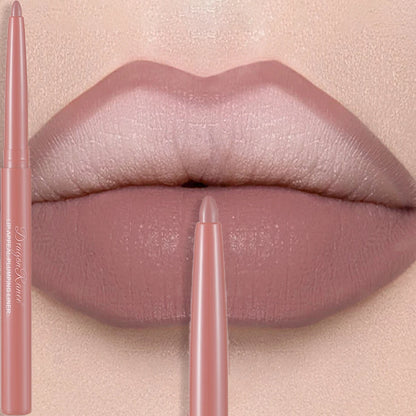 Matte Velvet Lip Liner Pencil – Waterproof, 12 Everyday Shades