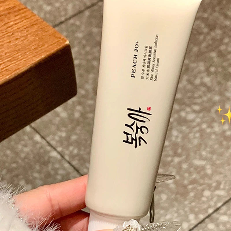 2-in-1 Concealer Cream With Spf50+  Korean Rice Extract Moisturizer  Covers Imperfections Brightens Dull Skin Hydrat Makeup Base