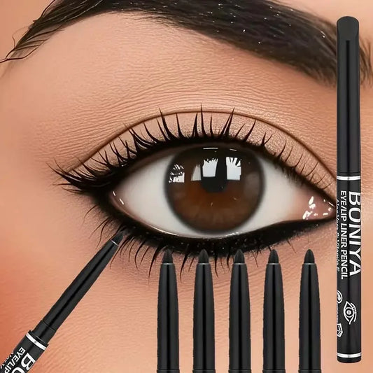 5-Piece Waterproof Gel Eyeliner Pencil Set – Smudge-Proof & Long-Lasting