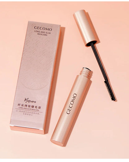 Naturally Curls Thick & Long Last Mascara with Silicone Brush Head Gecomo Mascara Specially Customized for Asian Lady