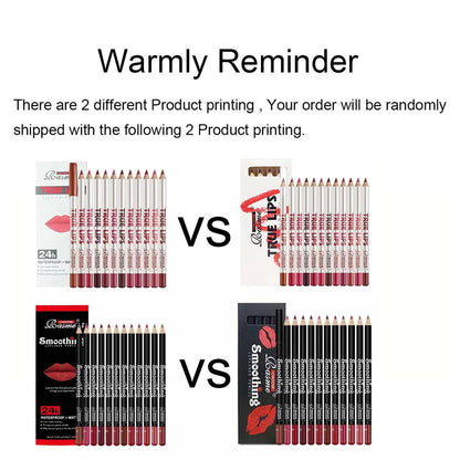 12-Piece Professional Lip Kit – Lipstick, Liner & Gloss Collection