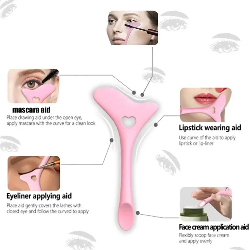 Reusable Silicone Eyeliner Stencil – Perfect Wing Tips Every Time