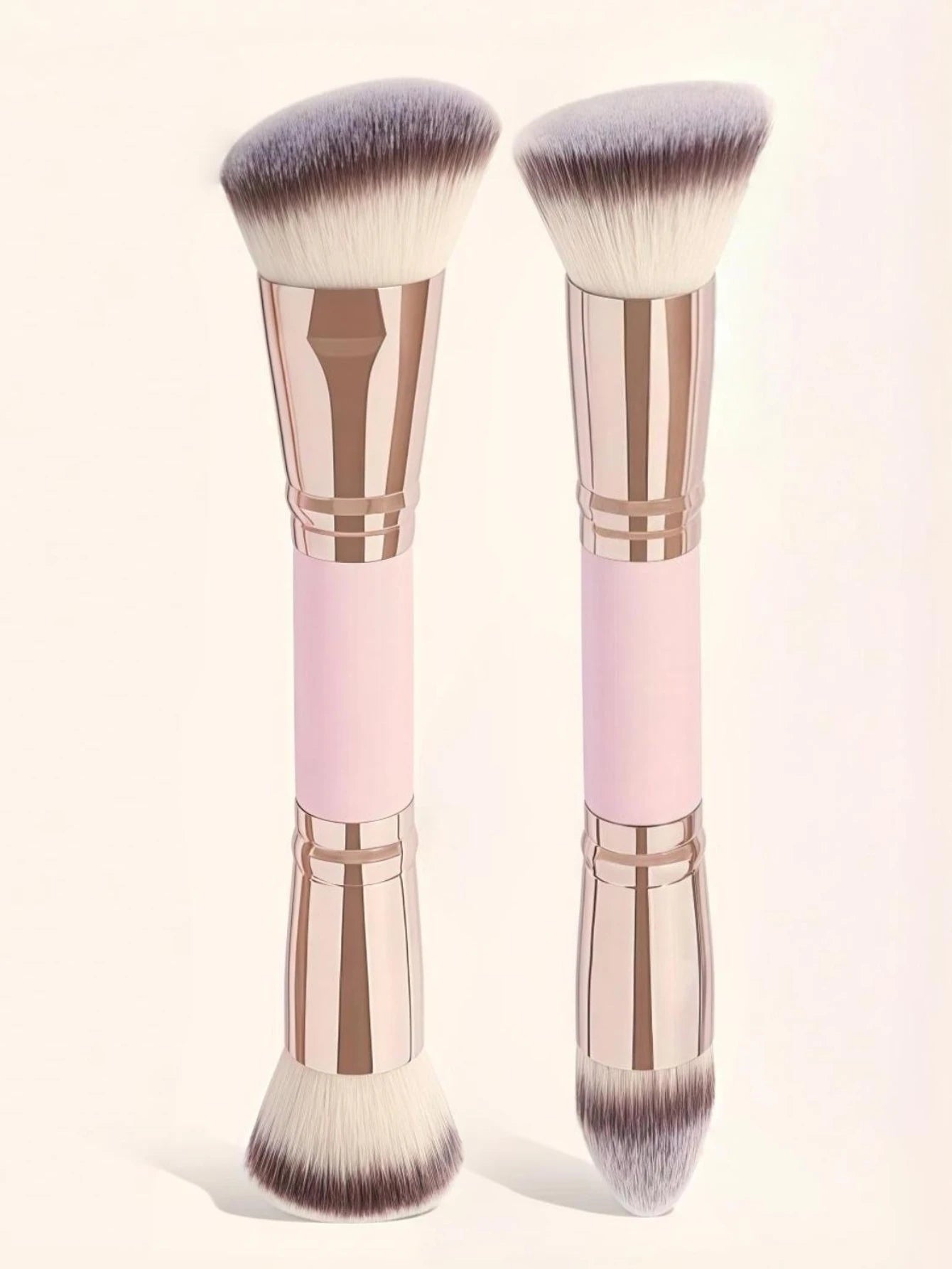 Double-Ended Foundation & Contour Brush – Dual-Purpose Blending Tool