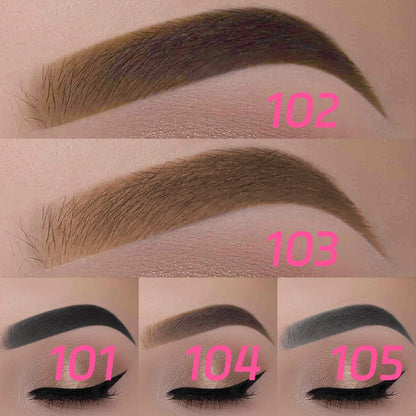 2-in-1 Waterproof Eyebrow Pencil with Brush – 5 Natural Shades
