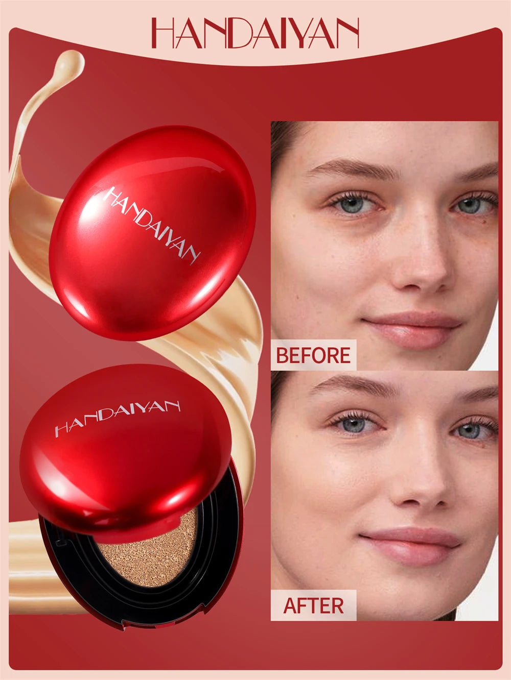 Air Cushion BB Foundation – Lightweight, Moisturising & Oil-Control