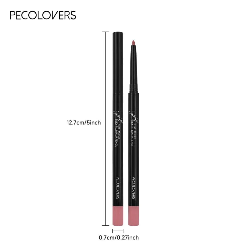Waterproof Matte Lip Liner – 12 Shades, Long-Lasting & Smudge-Proof
