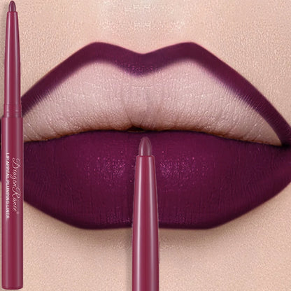 Matte Velvet Lip Liner Pencil – Waterproof, 12 Everyday Shades