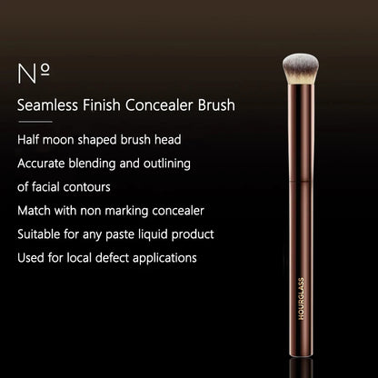 Seamless Finish Concealer Brush Angled Concealer Brush Face Buildable Coverage Liquid Cream Concealer Makeup Tool