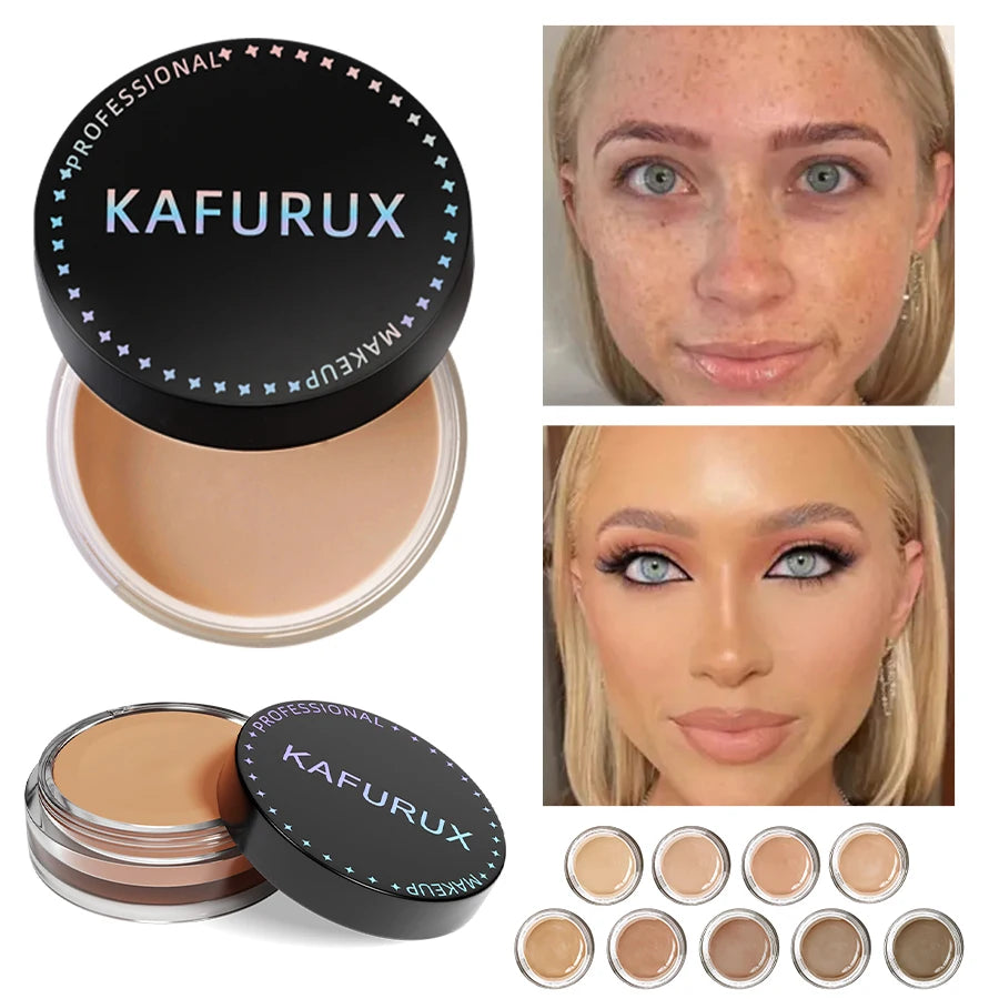 9-Shade Full Coverage Concealer – Waterproof BB Cream for Dark Circles