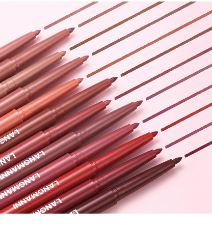 Velvet Matte Lip Liner – Waterproof, Non-Stick, 12 Natural Shades