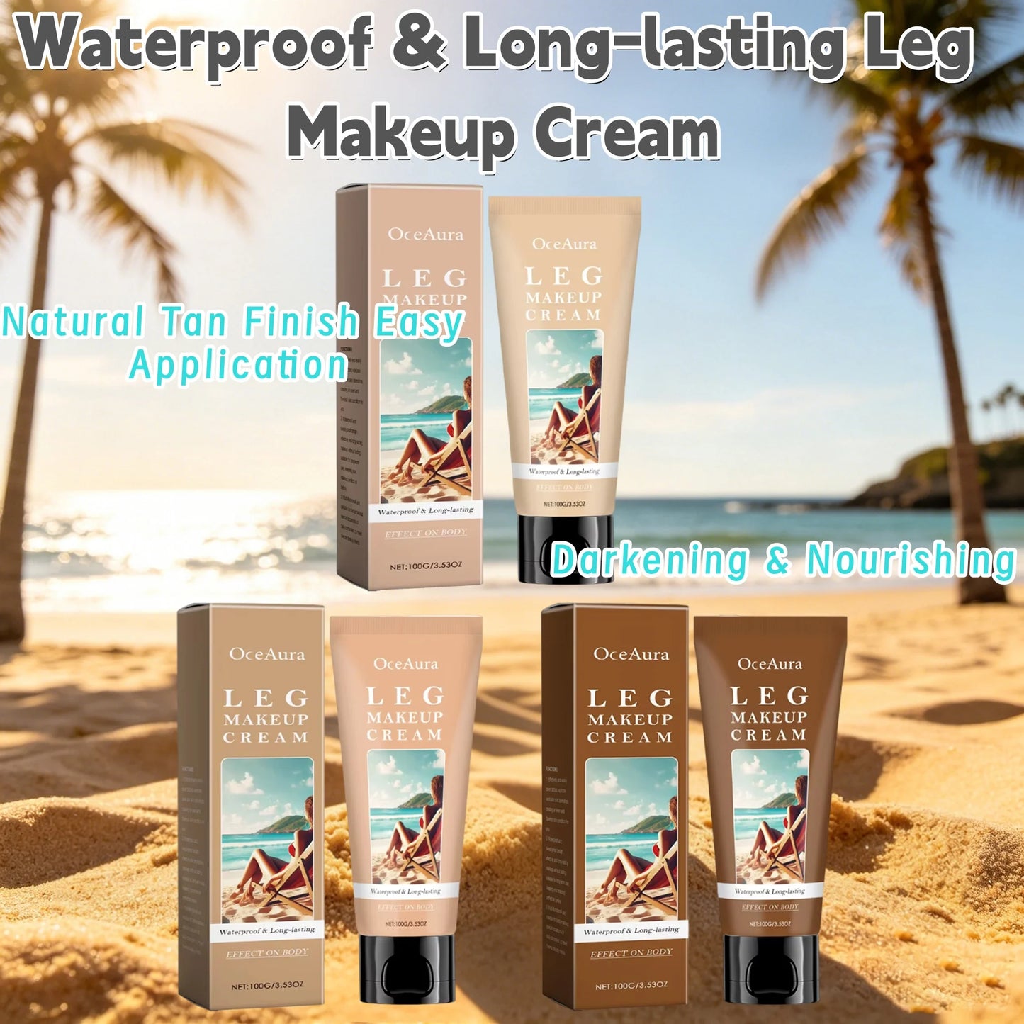 Instant Body Bronzer Cream – Sun-Kissed Glow with Hyaluronic Acid, 100ml