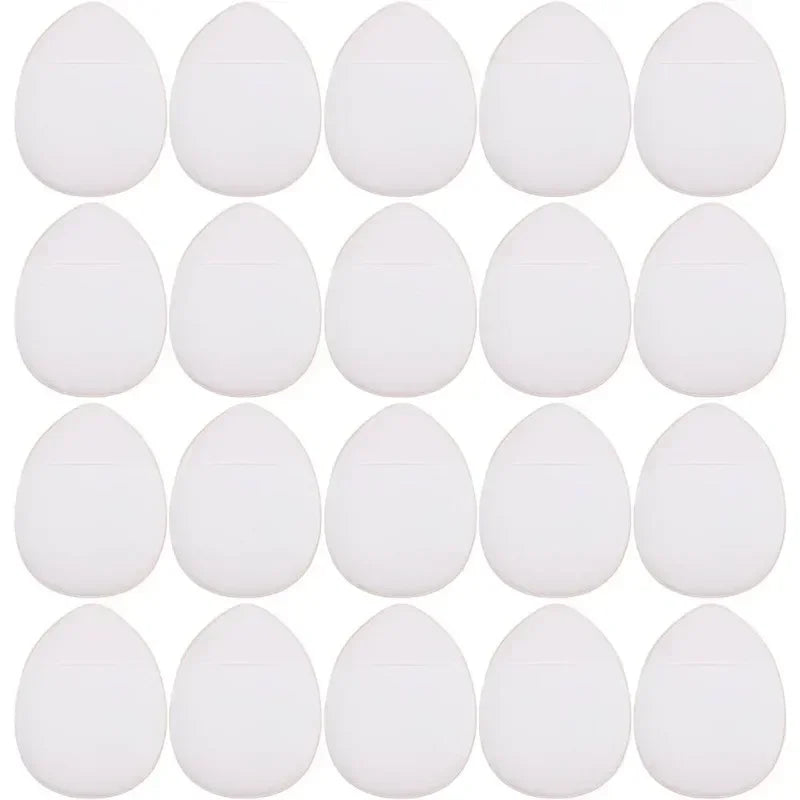 50-Piece Personalized Mini Fingertip Powder Puff Set (Pink) – Foundation & Concealer Finger Pad Sponge for Makeup