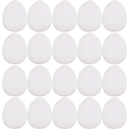 50-Piece Personalized Mini Fingertip Powder Puff Set (Pink) – Foundation & Concealer Finger Pad Sponge for Makeup