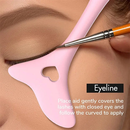 Reusable Silicone Eyeliner Stencil – Perfect Wing Tips Every Time