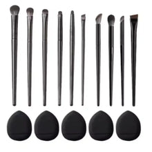 15-Piece Professional Eye Makeup Brush Set – Blending, Smudge & Detail