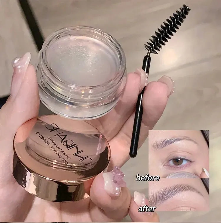 3D Brow Styling Soap – Clear Gel for Natural, Fluffy Eyebrows