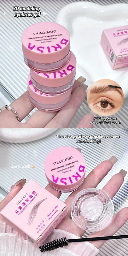 3D Brow Styling Soap – Clear Gel for Natural, Fluffy Eyebrows