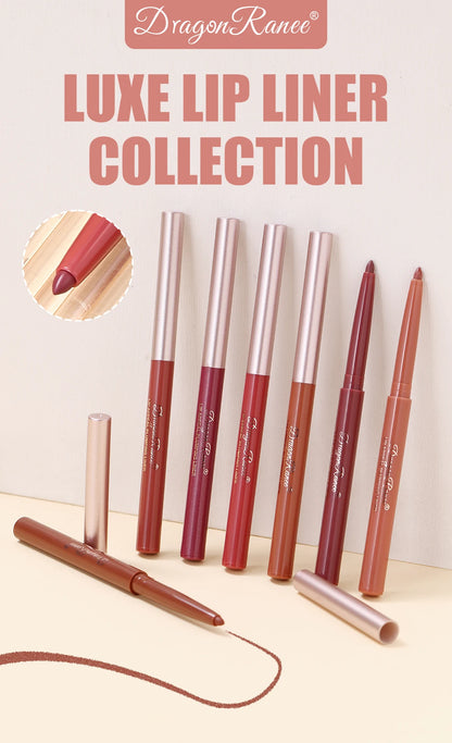 Matte Velvet Lip Liner Pencil – Waterproof, 12 Everyday Shades