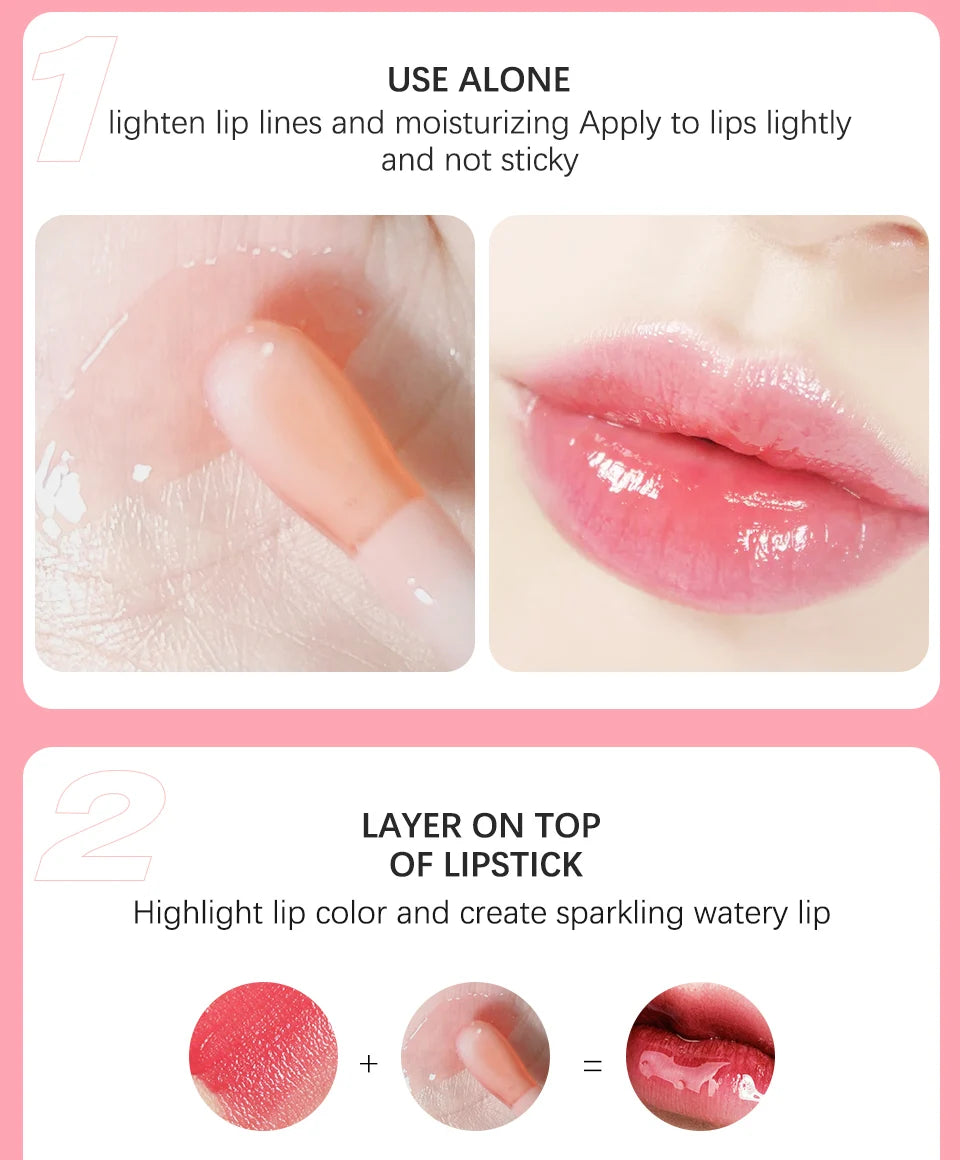 Crystal Jelly Lip Oil – Moisturising, Plumping & Glossy Shine