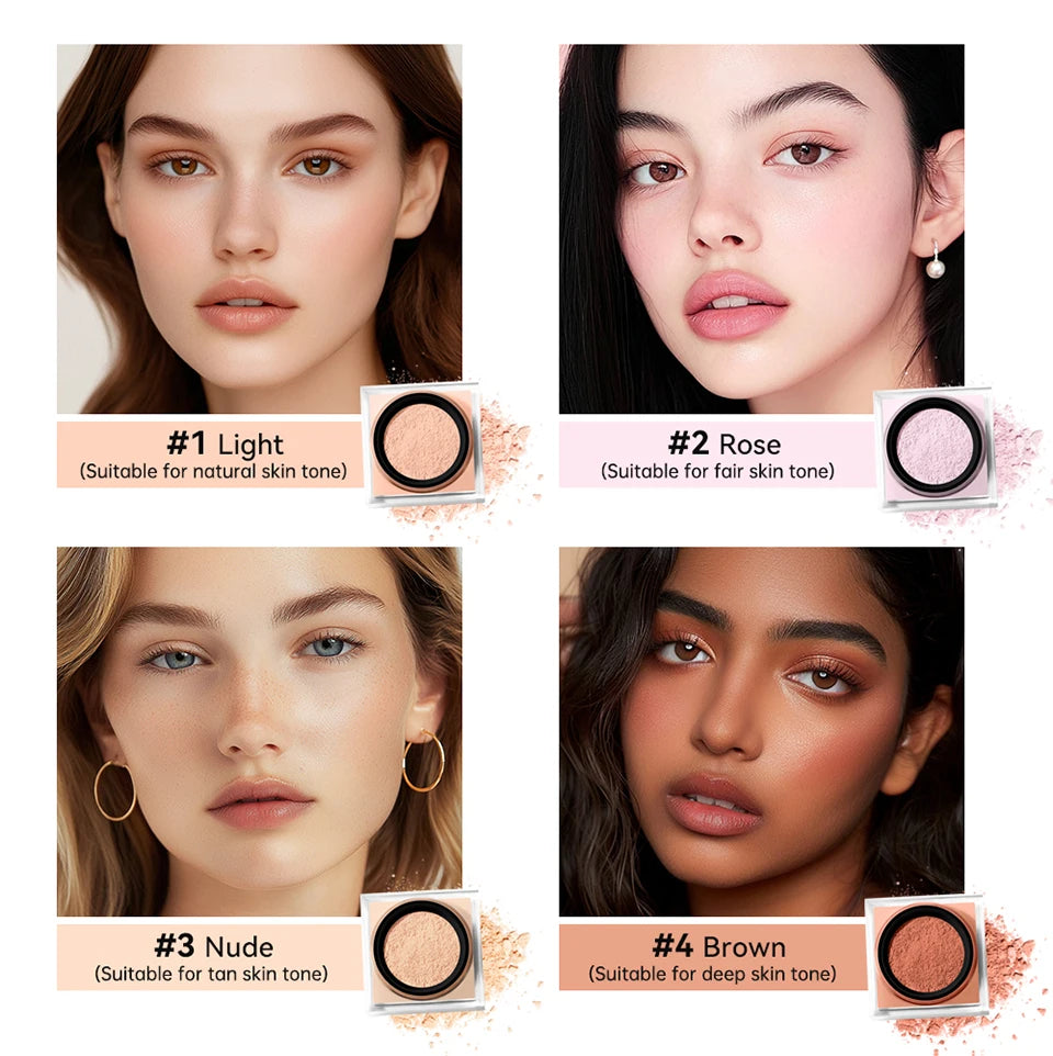 Matte Loose Setting Powder – Oil Control, Brightening & Long-Lasting Finish