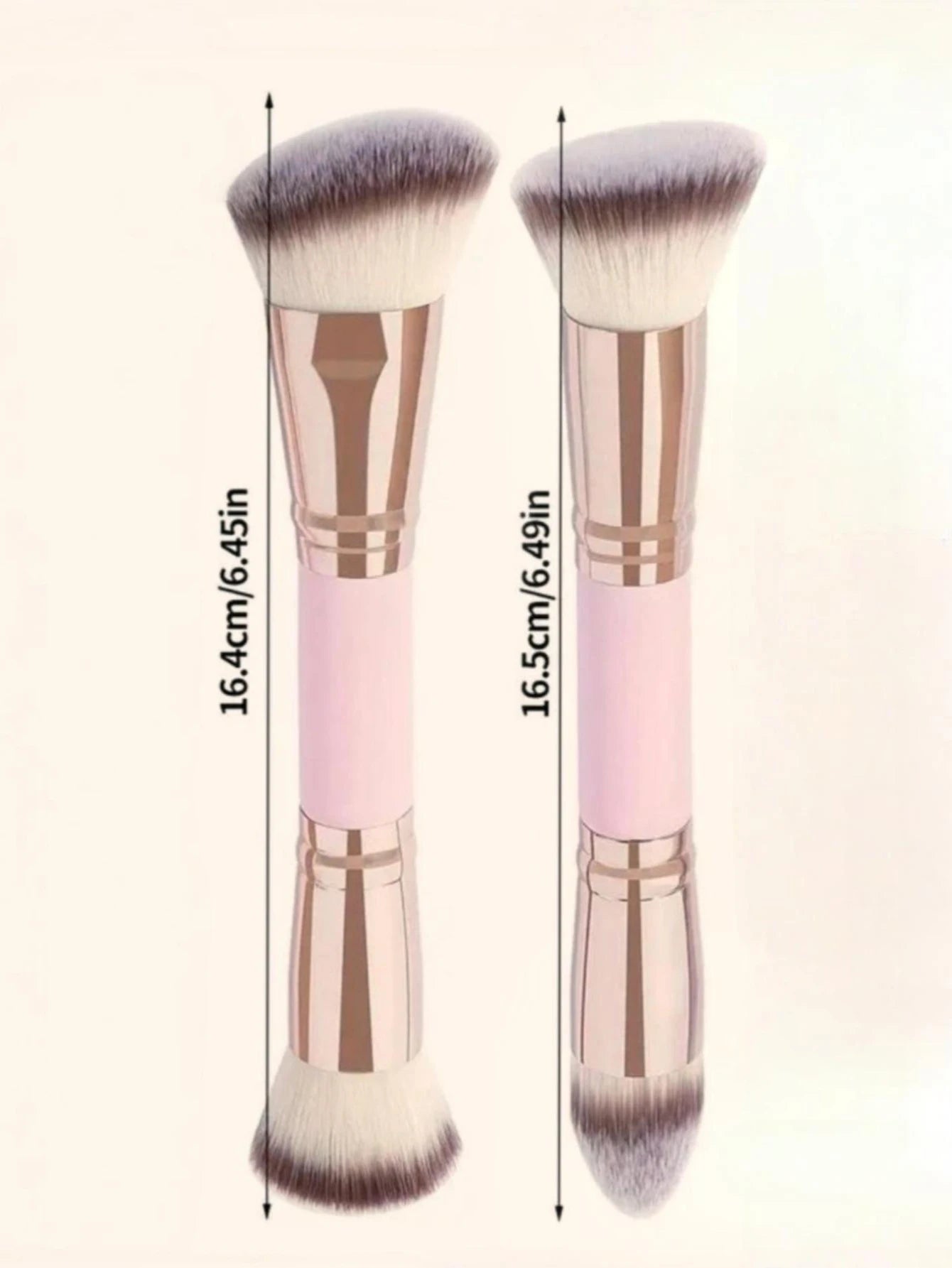 Double-Ended Foundation & Contour Brush – Dual-Purpose Blending Tool