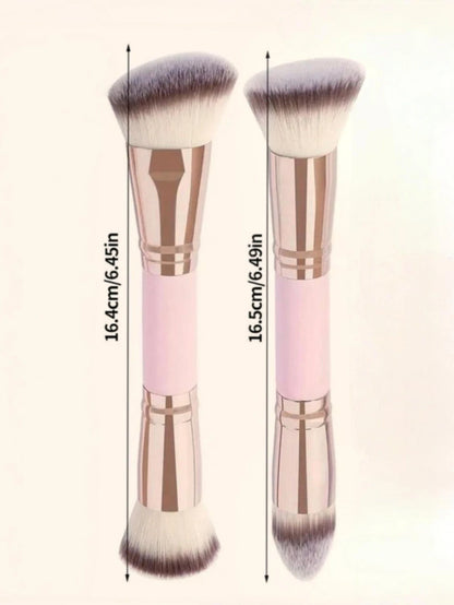 Double-Ended Foundation & Contour Brush – Dual-Purpose Blending Tool