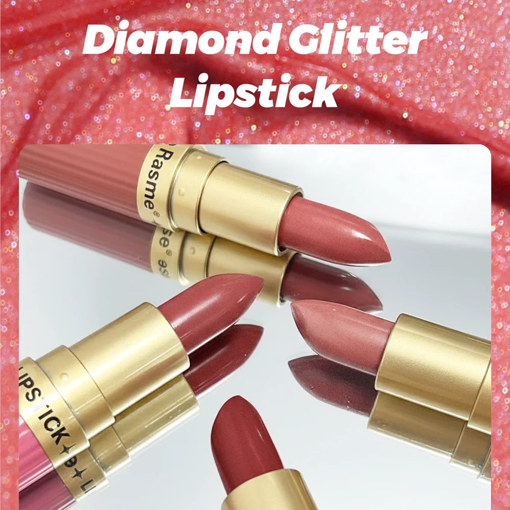 Shimmer Velvet Lipstick – Long-Lasting Matte & Glitter Finish