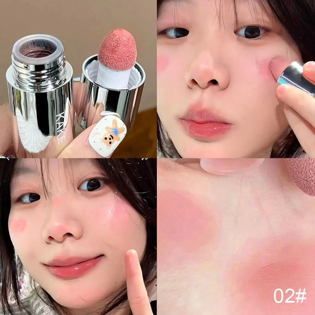 Velvet Liquid Blush – Natural Matte Finish with Sponge Applicator