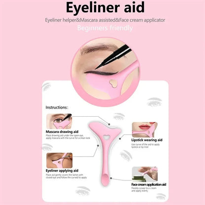 Reusable Silicone Eyeliner Stencil – Perfect Wing Tips Every Time