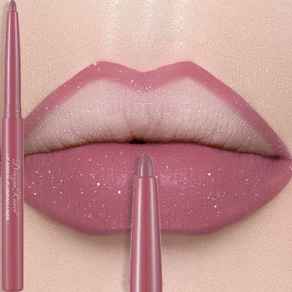 Matte Velvet Lip Liner Pencil – Waterproof, 12 Everyday Shades