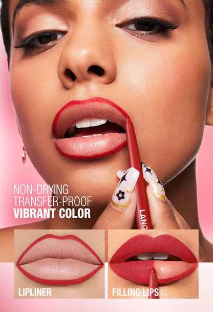 Velvet Matte Lip Liner – Waterproof, Non-Stick, 12 Natural Shades