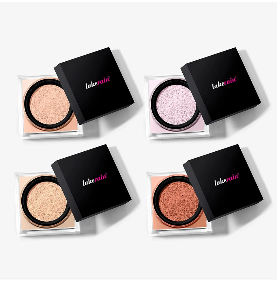 Waterproof Matte Setting Powder – Oil Control, Brightening & Long-Lasting