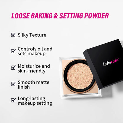 Matte Loose Setting Powder – Oil Control, Brightening & Long-Lasting Finish
