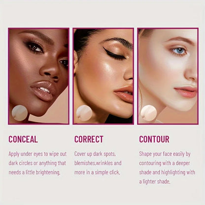 Full Coverage Sponge-Tip Concealer – Dark Circles, Blemishes & Acne