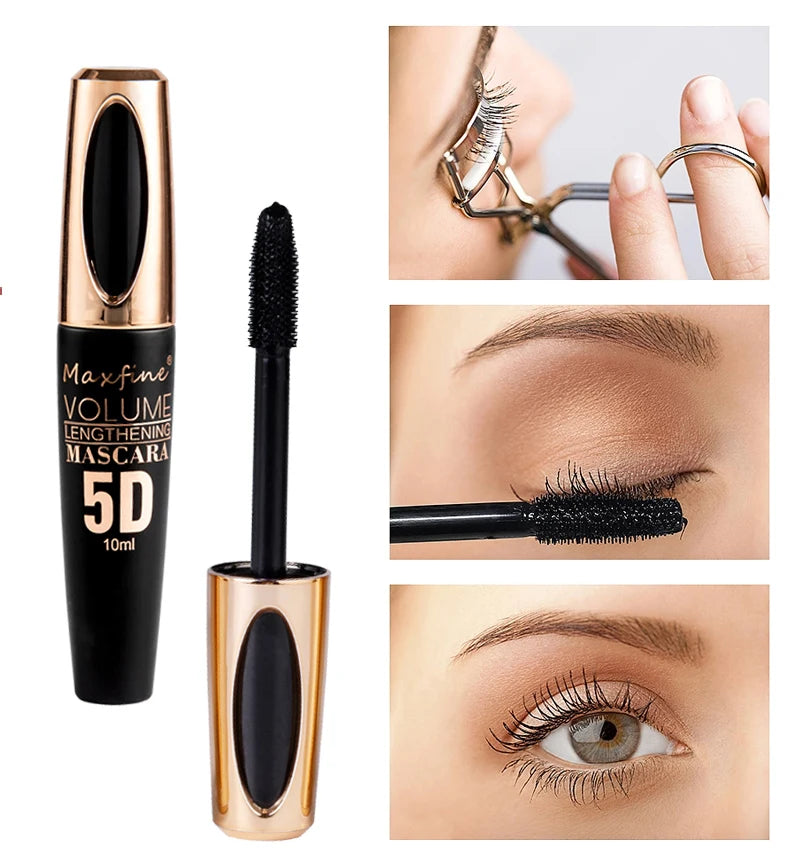 5D Volumising Silk Mascara – Waterproof, Lengthening & Clump-Free