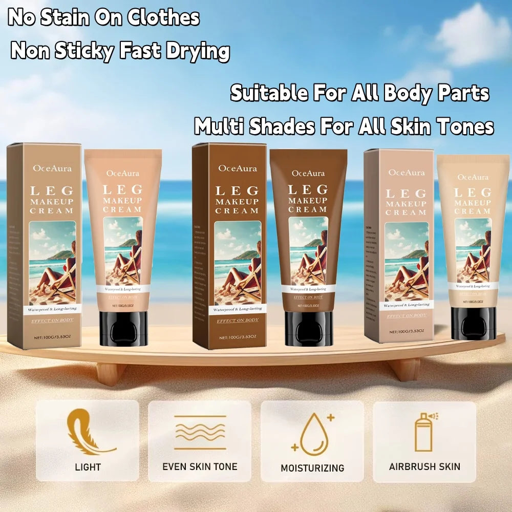 Instant Body Bronzer Cream – Sun-Kissed Glow with Hyaluronic Acid, 100ml