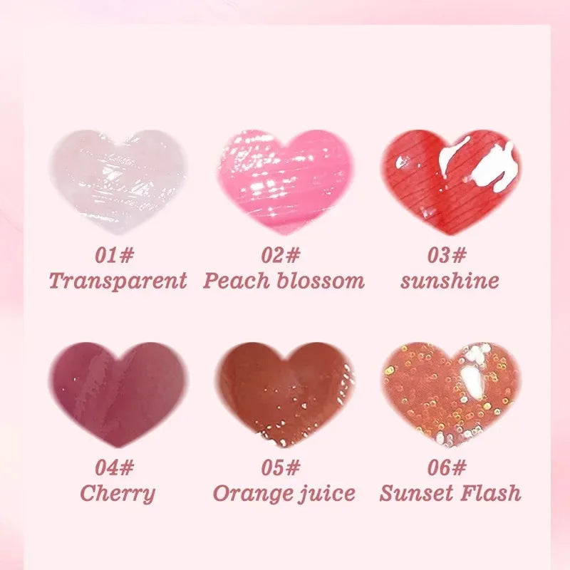 6-Piece Hydrating Lip Gloss Gift Set – Plumping, Glossy & Moisturising