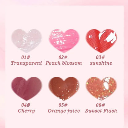 6-Piece Hydrating Lip Gloss Gift Set – Plumping, Glossy & Moisturising