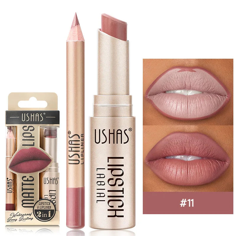 Lip Liner & Lip Oil Duo Set – Ombré Effect, Moisturising & Long-Lasting