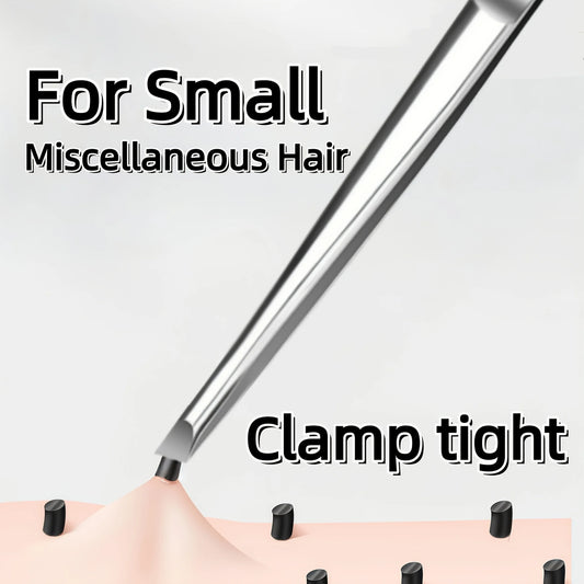 Stainless Steel Tweezers Tool Suitable for Eyebrow Eyelash Application Beard & Mustache Trimming False Eyebrow Applicator Gifts