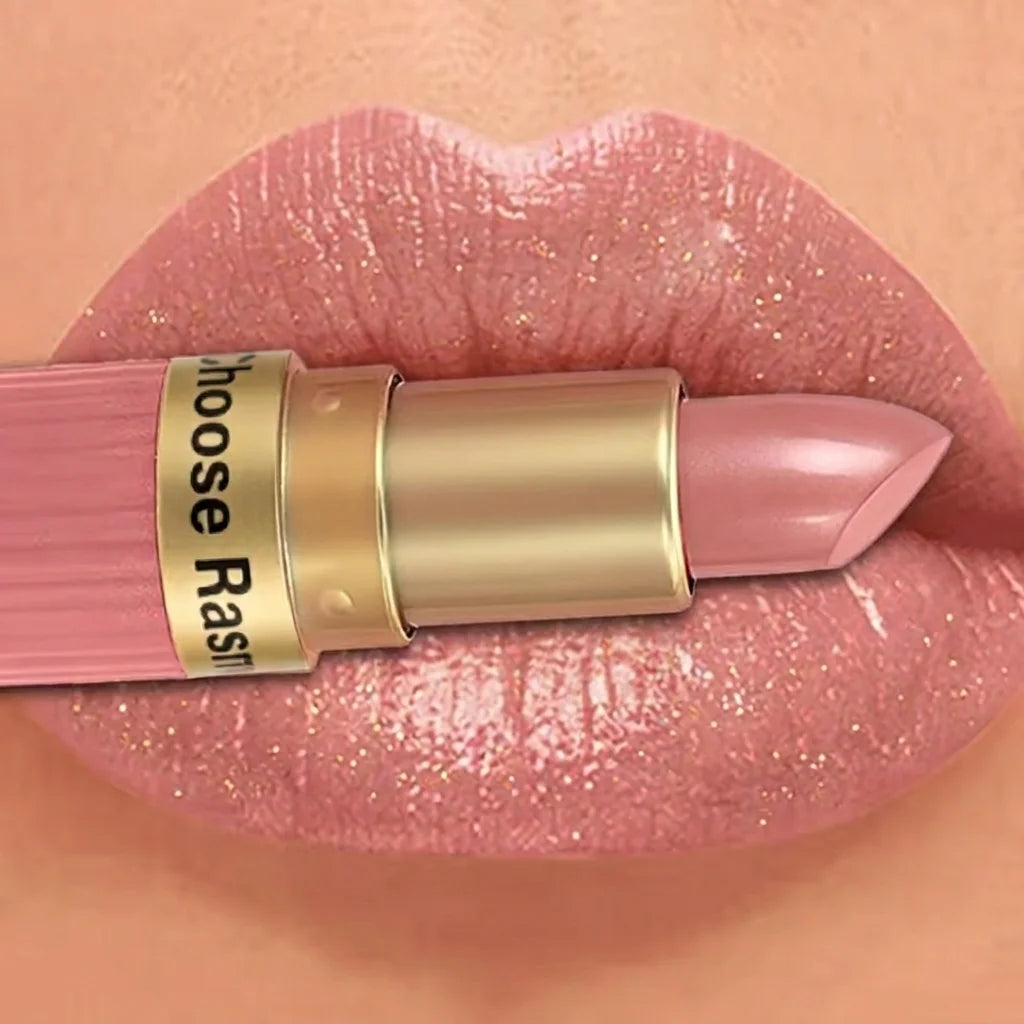 Shimmer Velvet Lipstick – Long-Lasting Matte & Glitter Finish