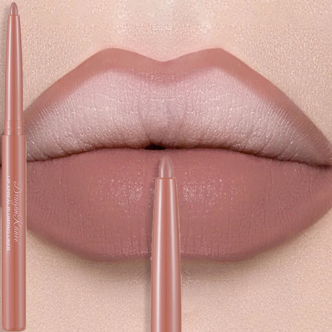 Matte Velvet Lip Liner Pencil – Waterproof, 12 Everyday Shades